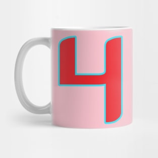 funny numbers Get your luck number 4 Mug